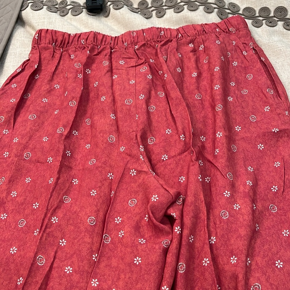 Coldwater Creek Terra Border Print Pants/NWT/SMALL - Picture 8 of 15